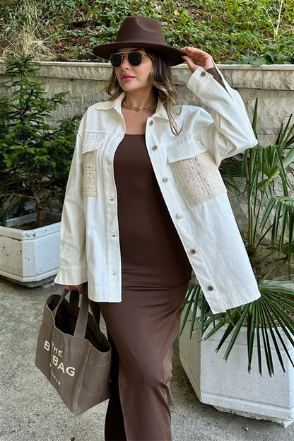 Noctur dantel tasarım ceket