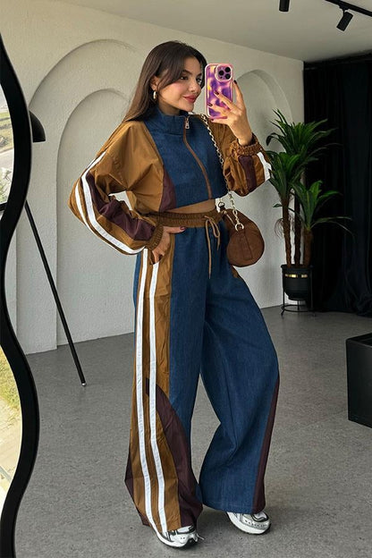 Odelle Kahve Tasarım Paraşüt Jean Takım