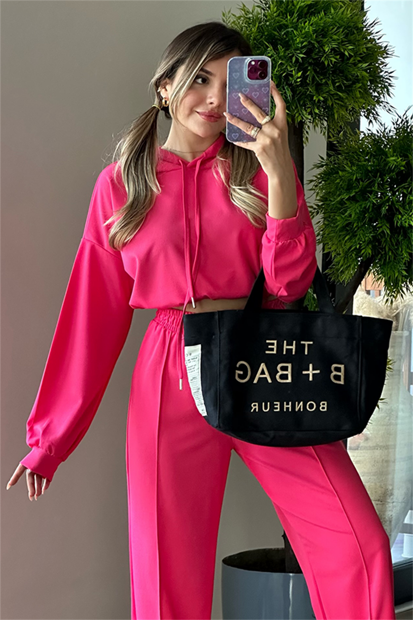 Olivia jogger sport takım - Pembe