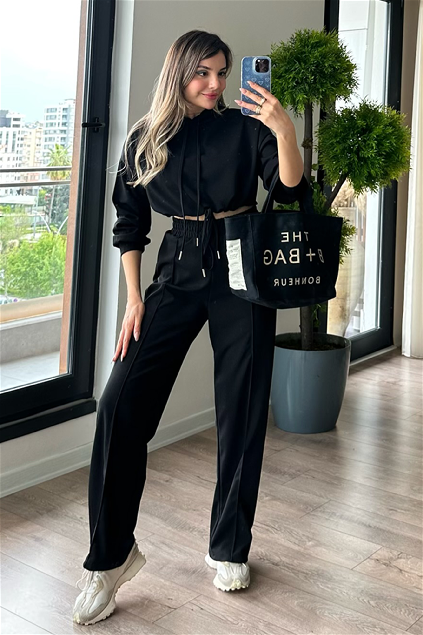 Olivia jogger sport takım - Siyah