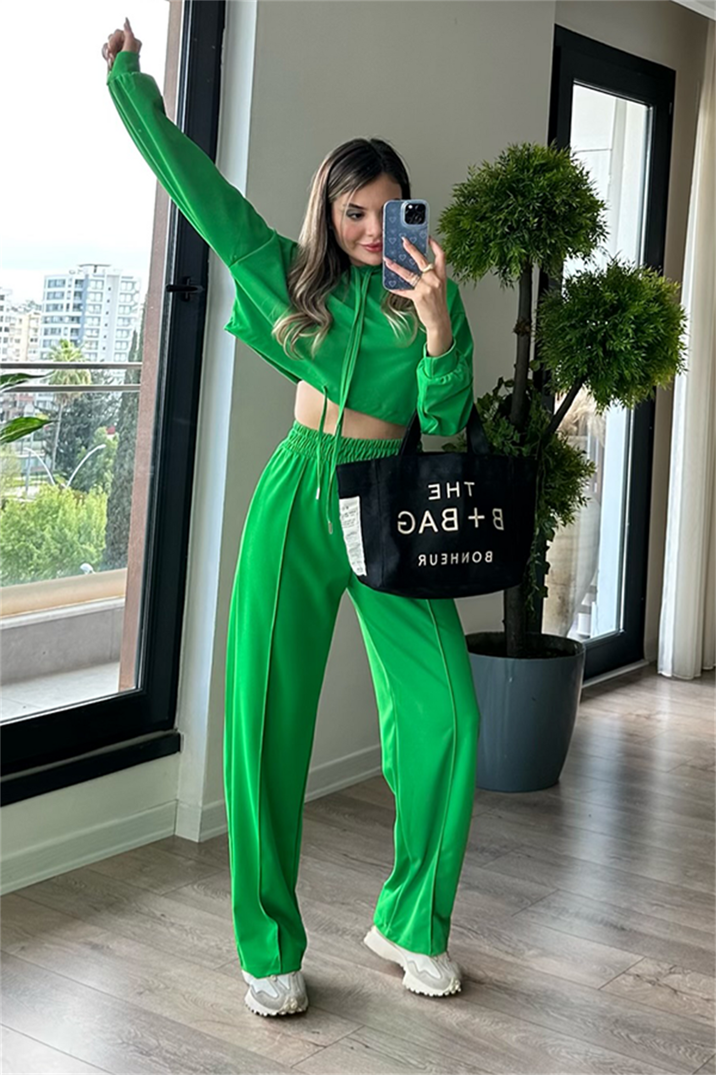 Olivia jogger sport takım - Yeşil