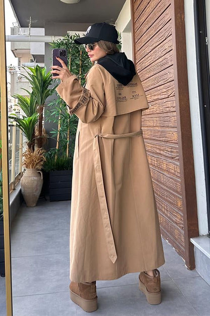 Onne Tasarım Karamel Trençkot