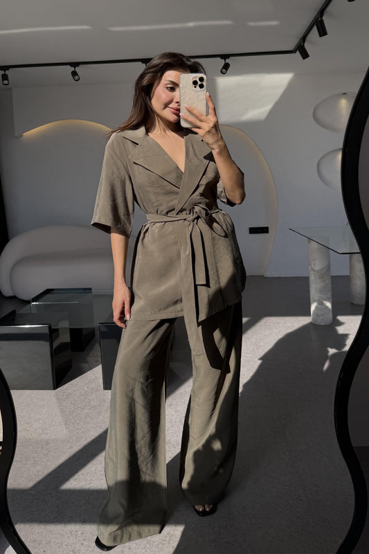 Oriel Haki Bağlamalı Tensel Takım