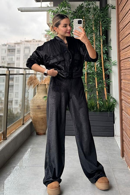 Page Simli Ceket Pantolon Takım