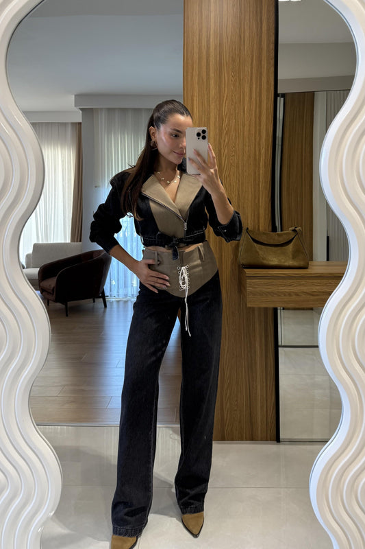 Parisian Tasarım Denim İkili Takım