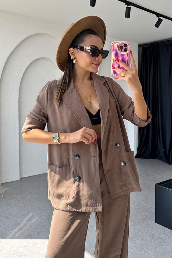 Patrisan Kahve Tensel Takım