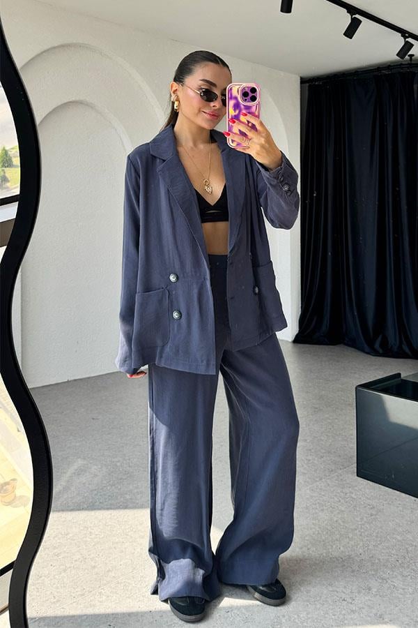 Patrisan Lacivert Tensel Takım