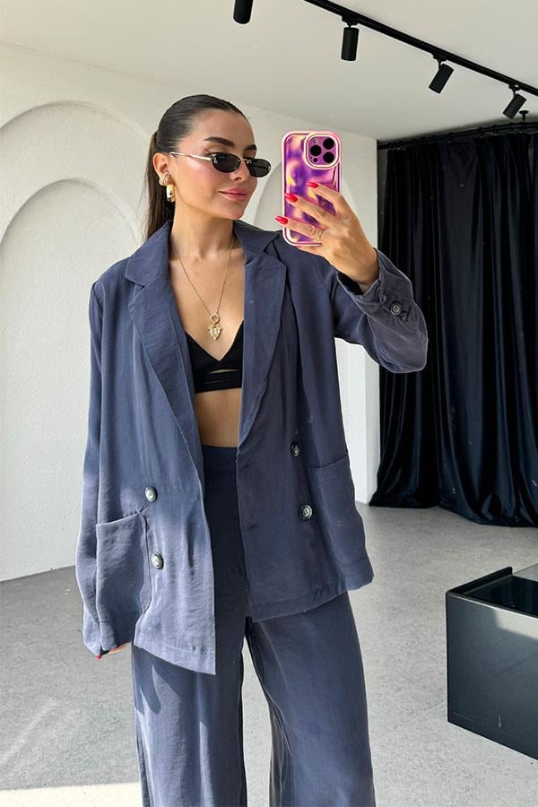 Patrisan Lacivert Tensel Takım