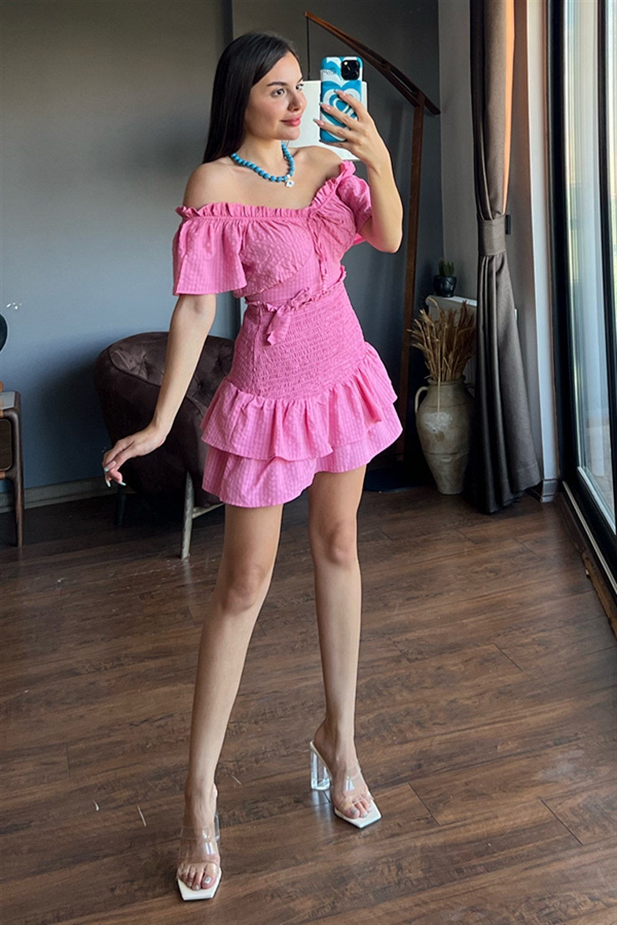 Pembe dokulu ikili takım