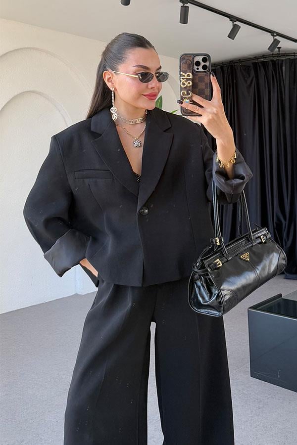 Pereira Siyah Lux Premium Takım