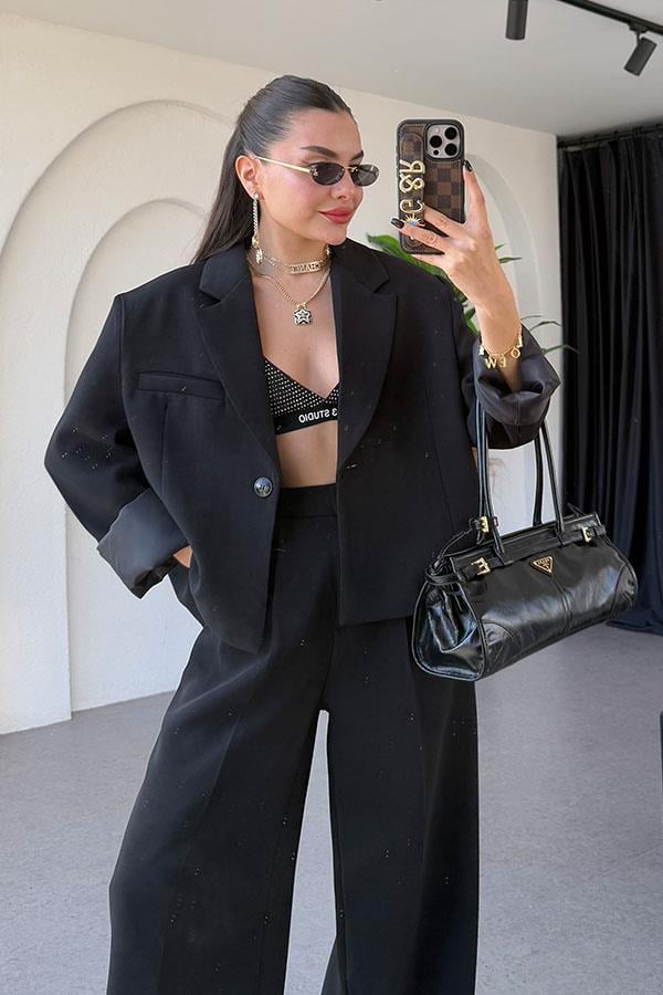 Pereira Siyah Lux Premium Takım