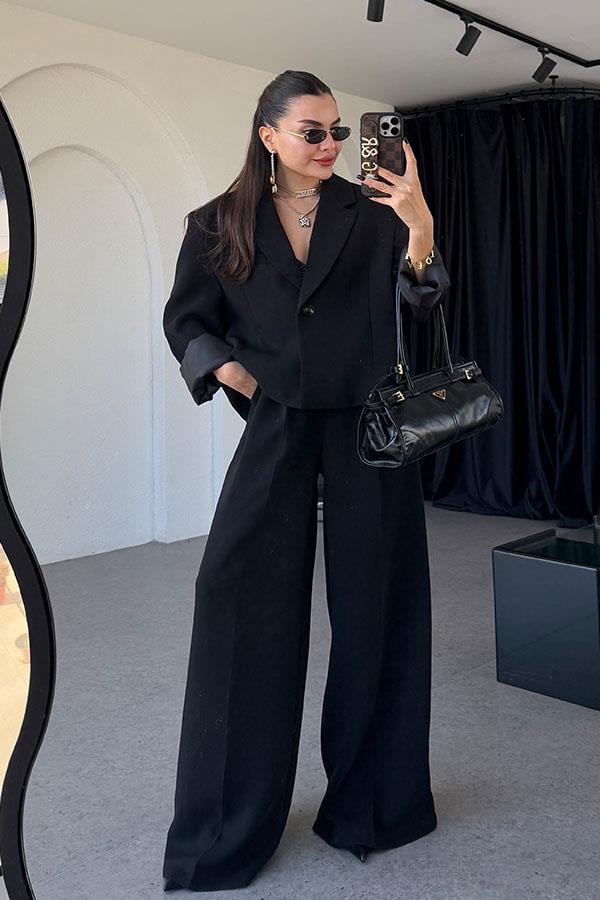 Pereira Siyah Lux Premium Takım