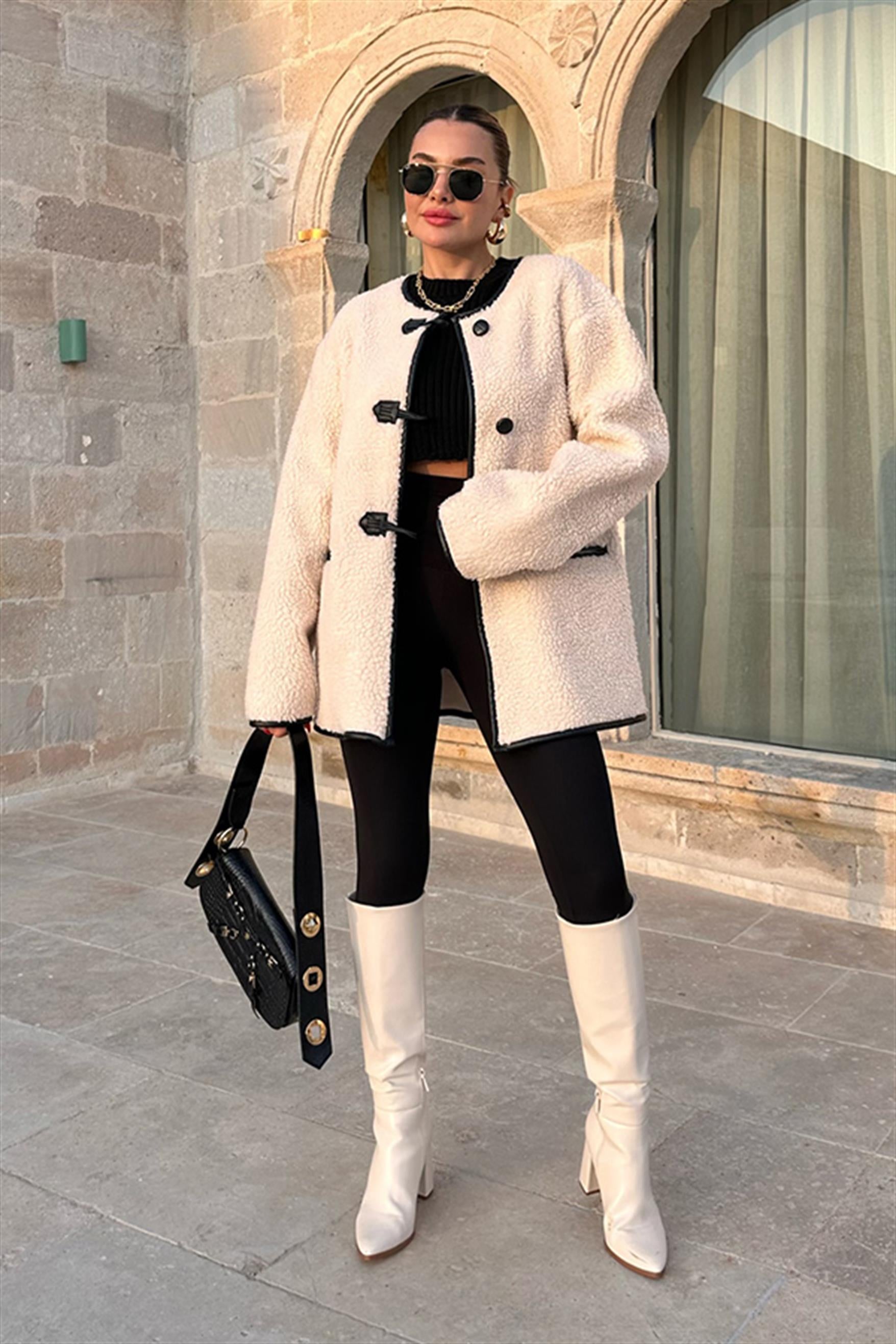 Peria Cepli Kıvırcık Ceket