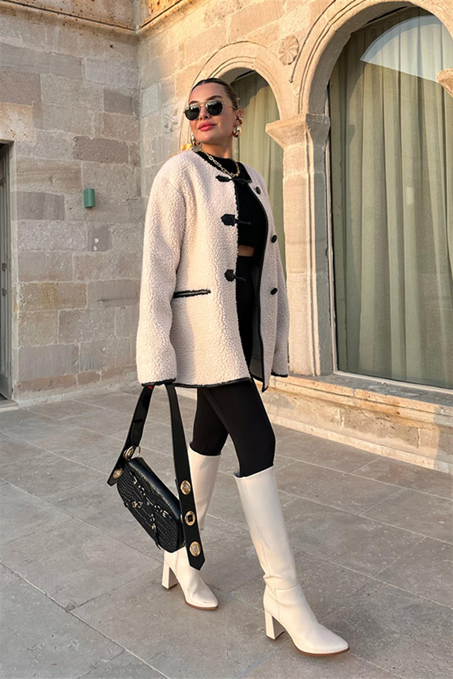 Peria Cepli Kıvırcık Ceket