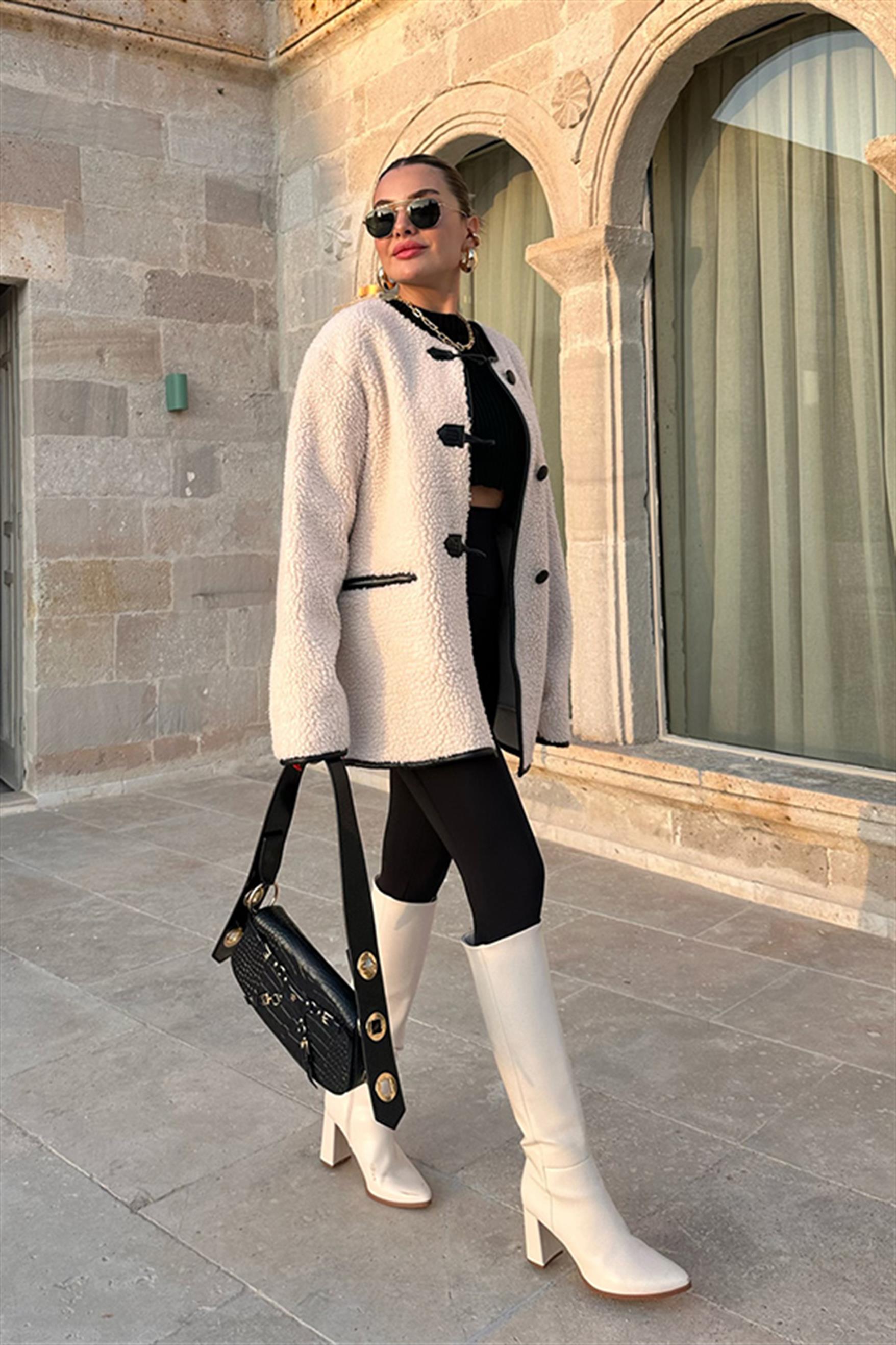 Peria Cepli Kıvırcık Ceket