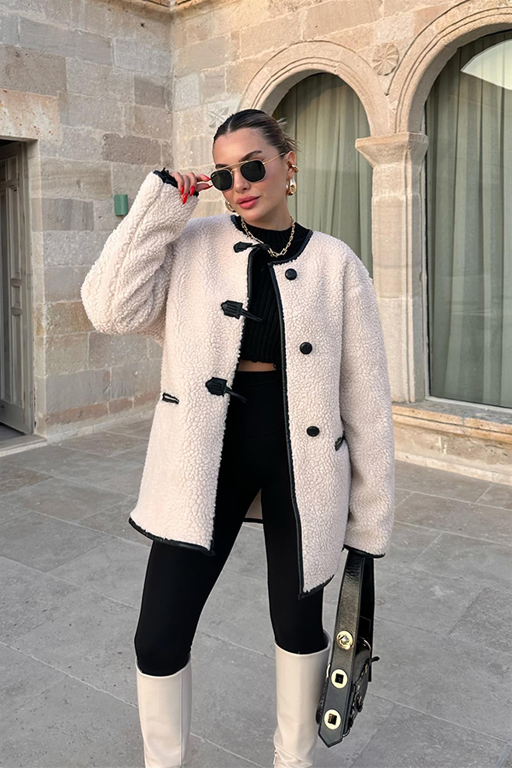 Peria Cepli Kıvırcık Ceket