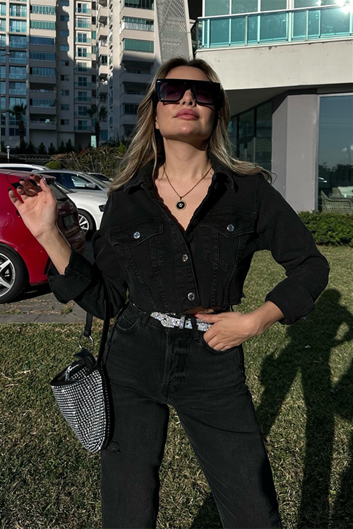 Poema füme kesikli kot ceket