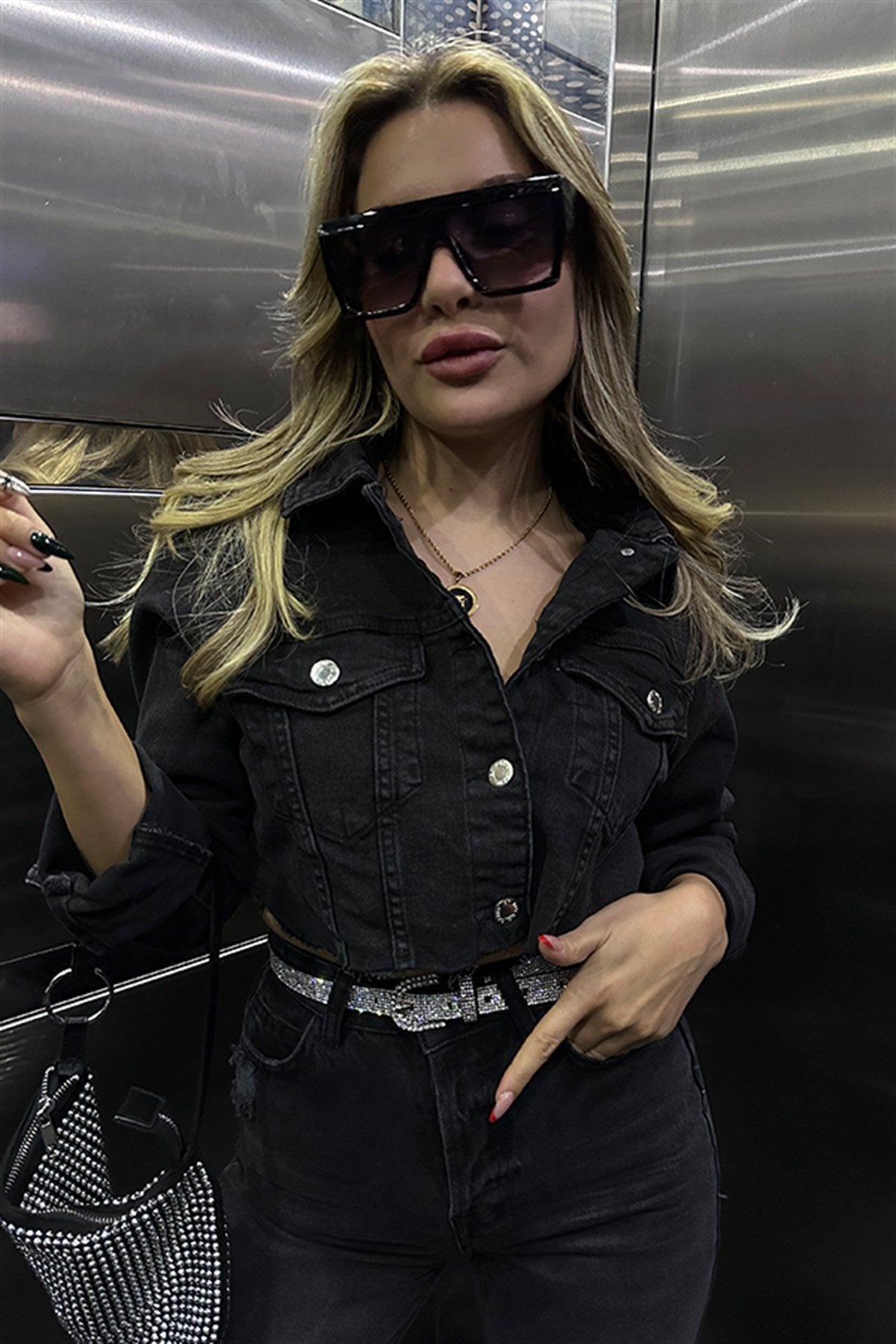 Poema füme kesikli kot ceket