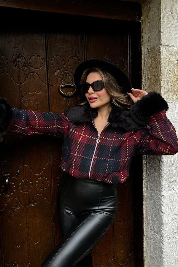 Polerian Peluşlu Ceket