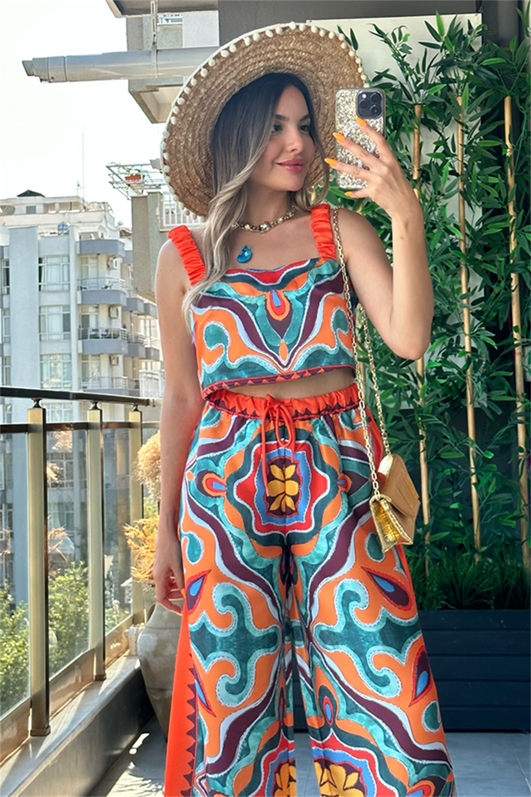 Porto saten ikili takım