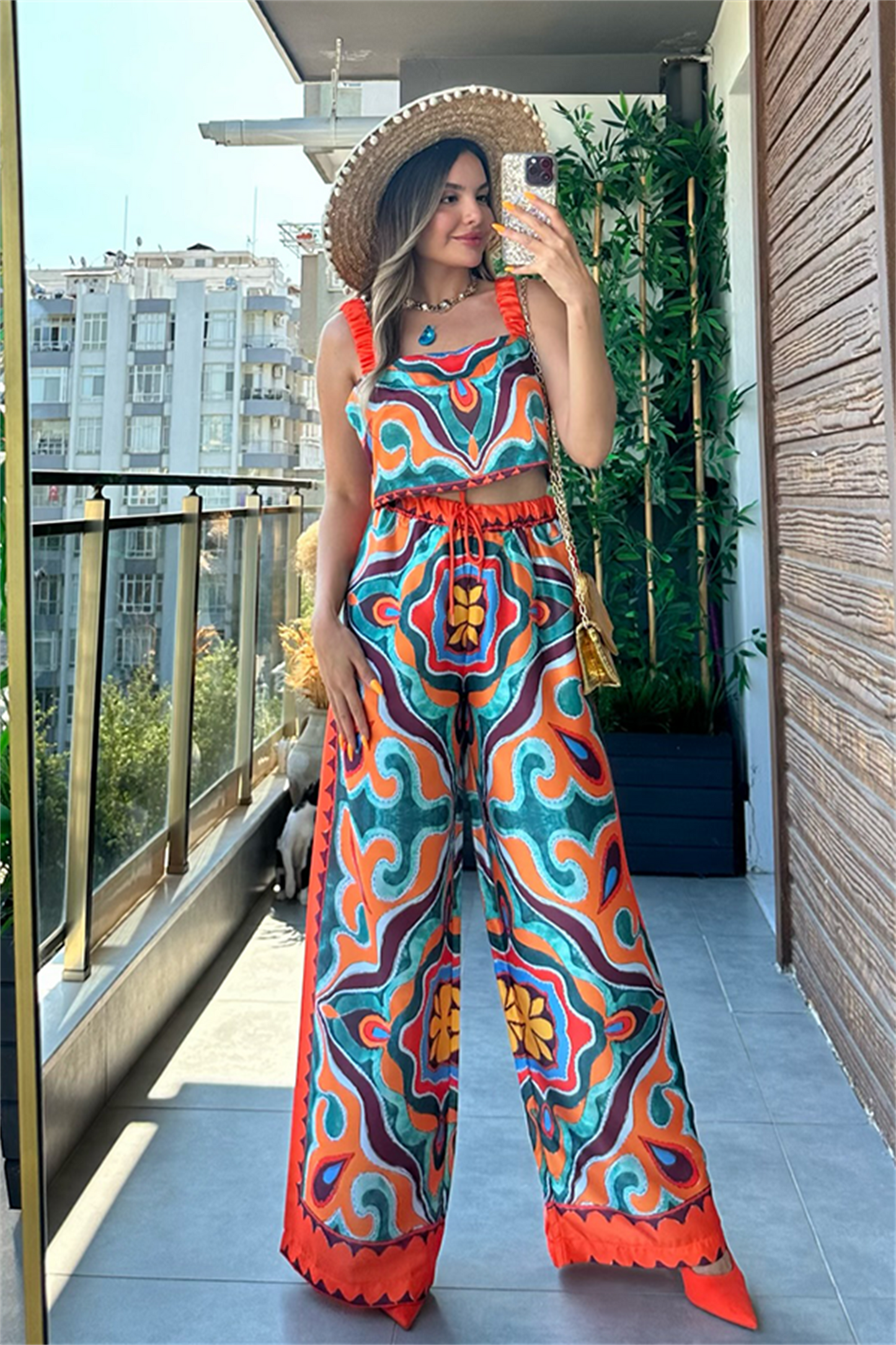 Porto saten ikili takım