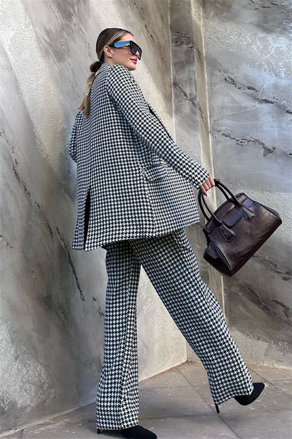 Pötikare tüvit blazer ceket