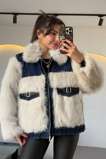 Puppy Premium Denim Kürk