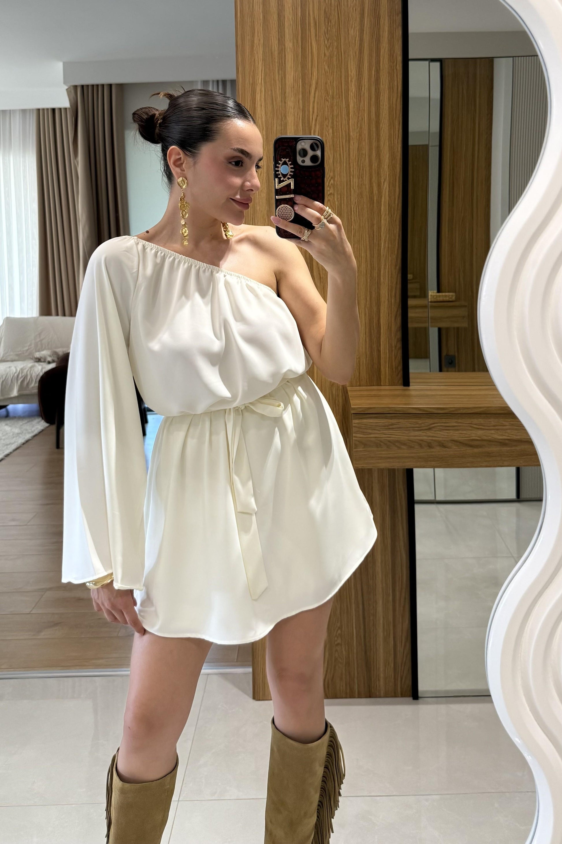 Radius Ekru İspanyol Kol Şortlu Takım