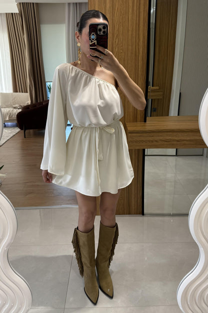 Radius Ekru İspanyol Kol Şortlu Takım