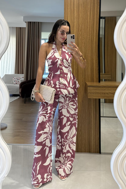 Rafael Bordo Keten Yelekli Takım