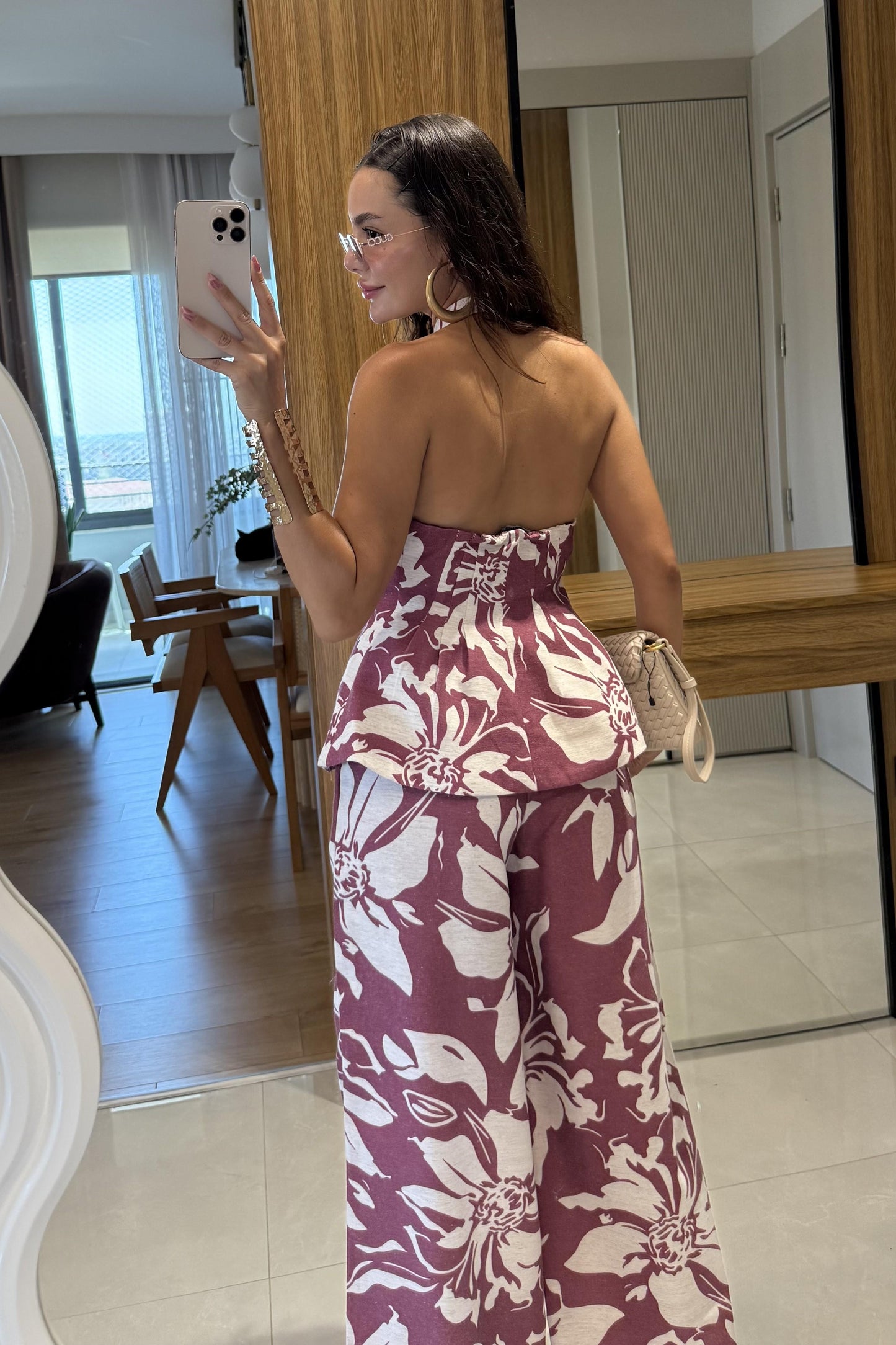 Rafael Bordo Keten Yelekli Takım