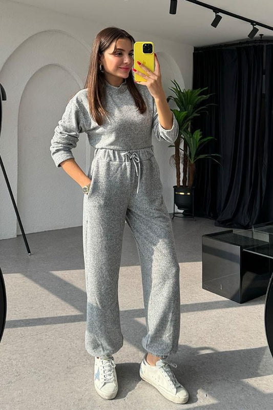 Rani Yumoş İkili Gri Takım