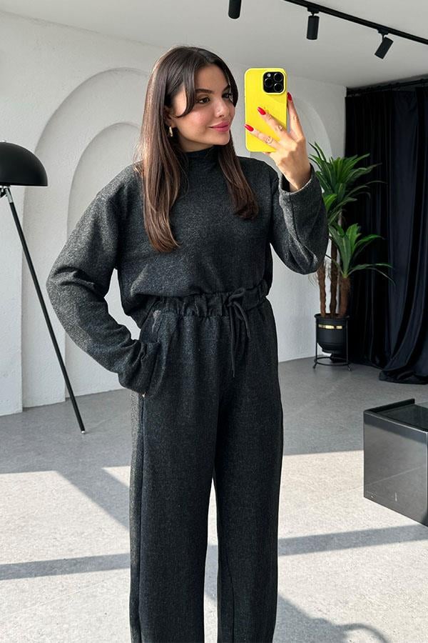 Rani Yumoş İkili Siyah Takım