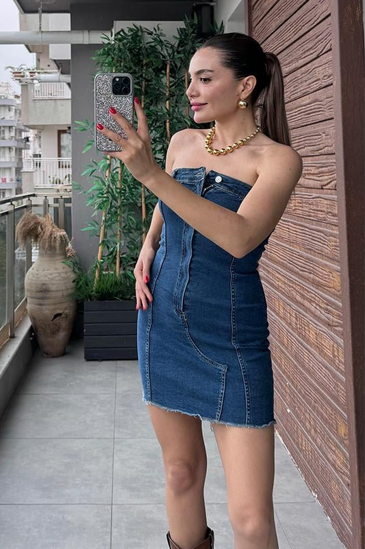 Raphael Straplez Kot Elbise