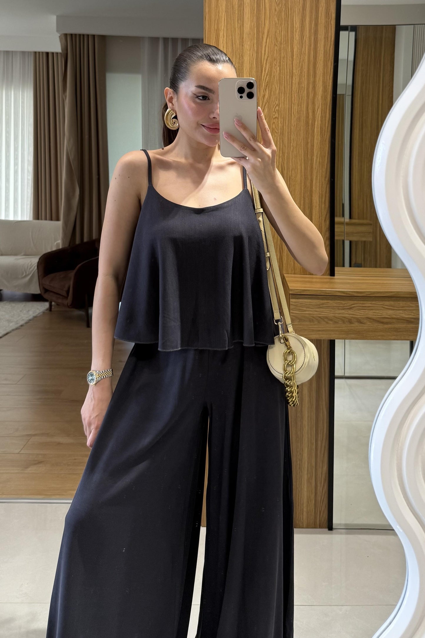 Ravevia Antrasit Modal Salaş Takım