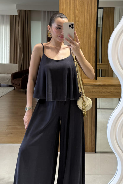 Ravevia Antrasit Modal Salaş Takım