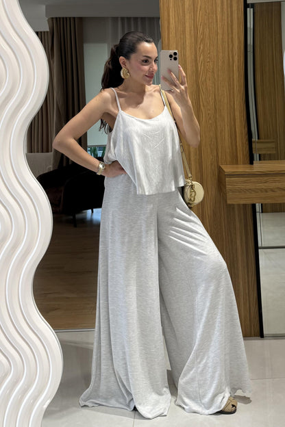 Ravevia Gri Modal Salaş Takım