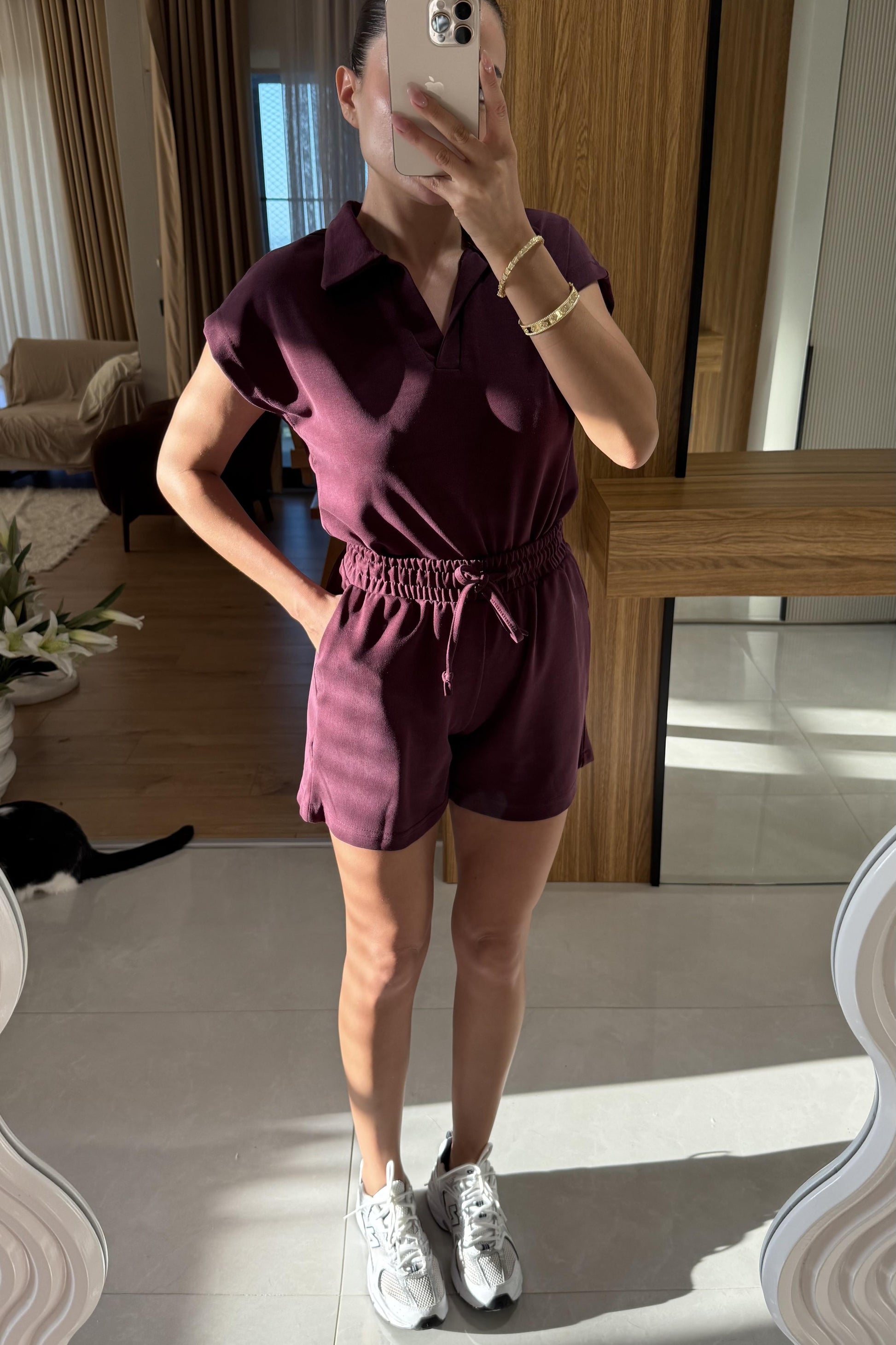 Renie Mürdüm Pike Modal Şort Takım