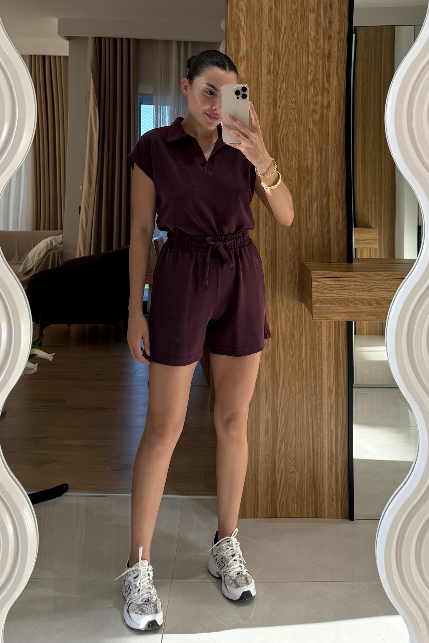 Renie Mürdüm Pike Modal Şort Takım