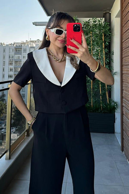 Rhonde Şal Yaka Tasarım Takım