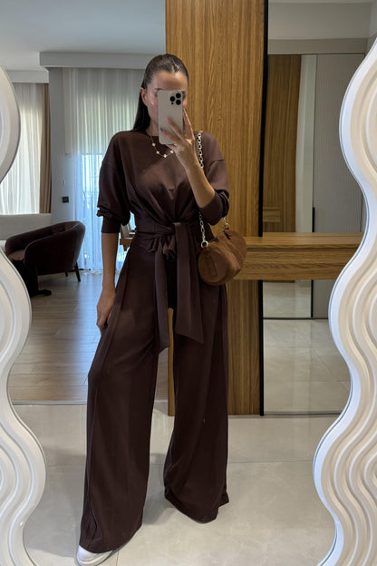 Romana Kahve Modal Bağlamalı Tasarım Takım