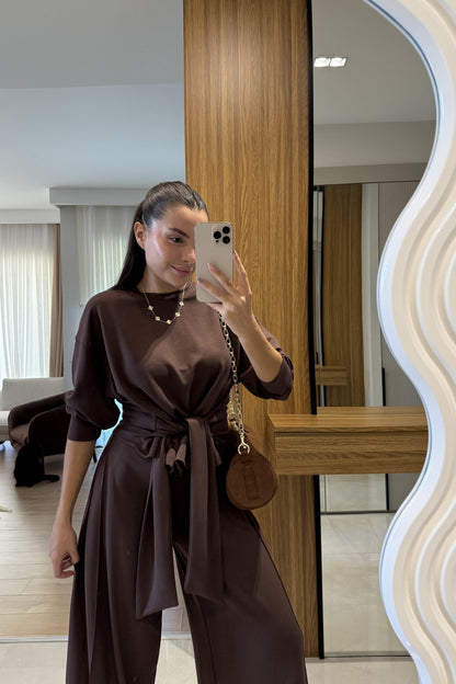 Romana Kahve Modal Bağlamalı Tasarım Takım