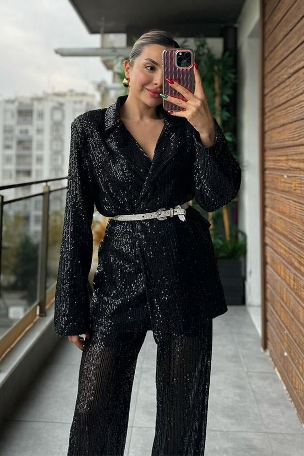 Sabina Pulpayet Blazer - Pantolon Takım