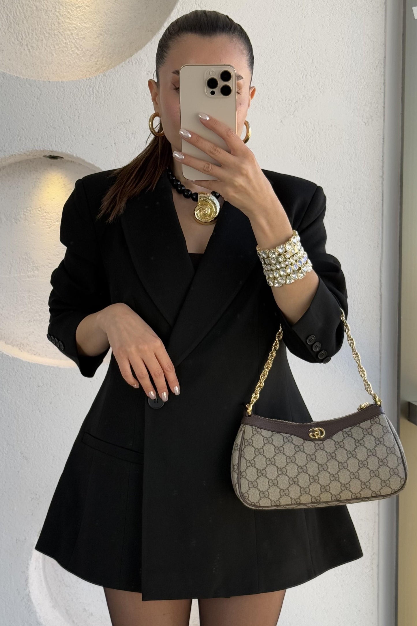 Salzburg Siyah Blazer Etek Premium Takım