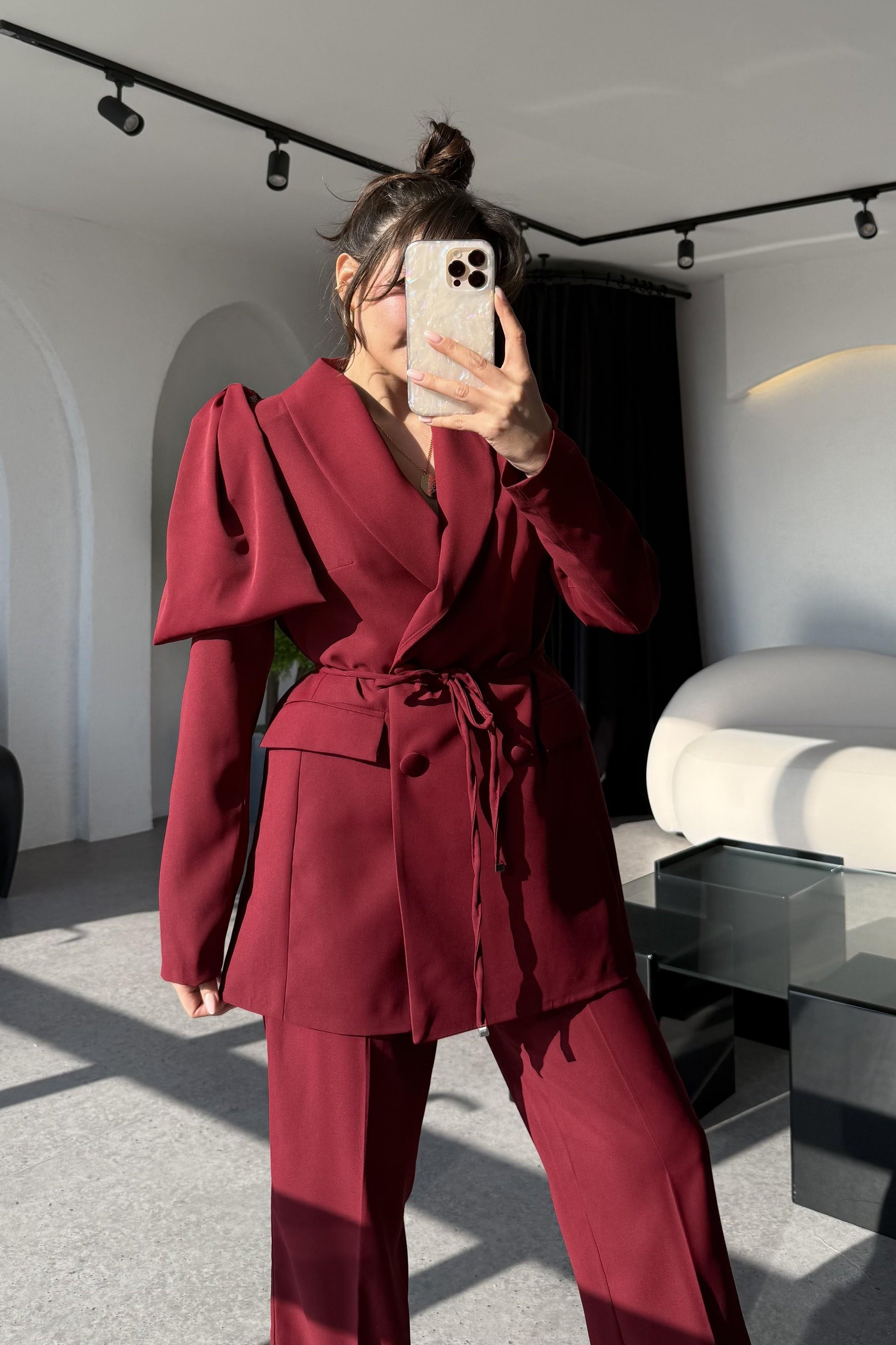 Samira Bordo Business Ceket Takım