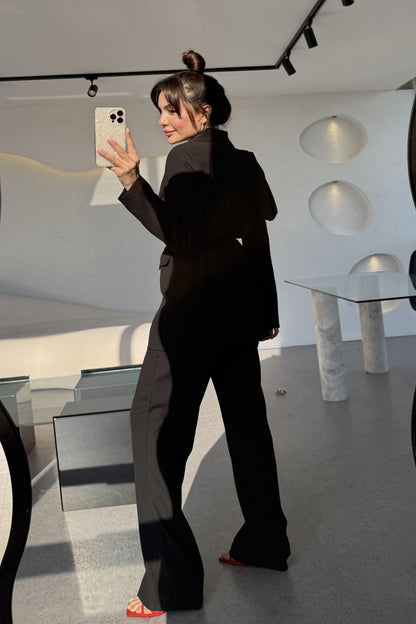 Samira Siyah Business Ceket Takım