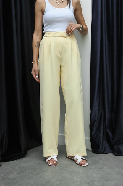 SARI PLEATED PALAZZO PANTOLON