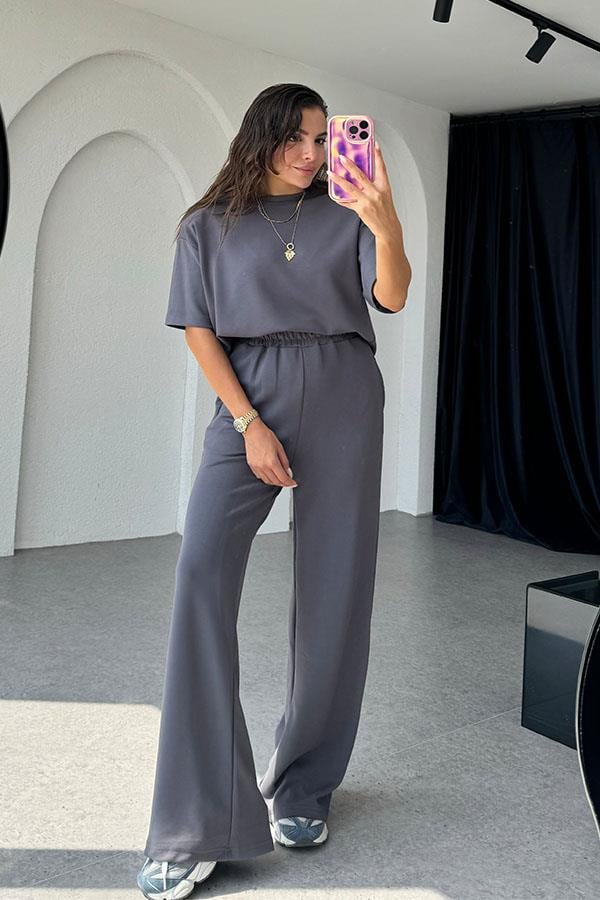 Sergio Orijinal Modal Vatkalı Takım-Füme