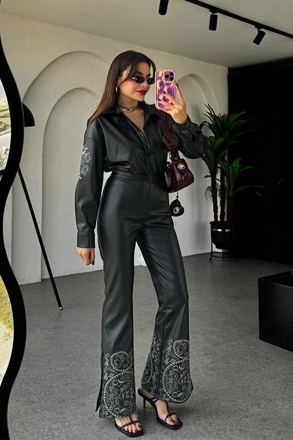 Seria Deri İşlemeli Tasarım Takım