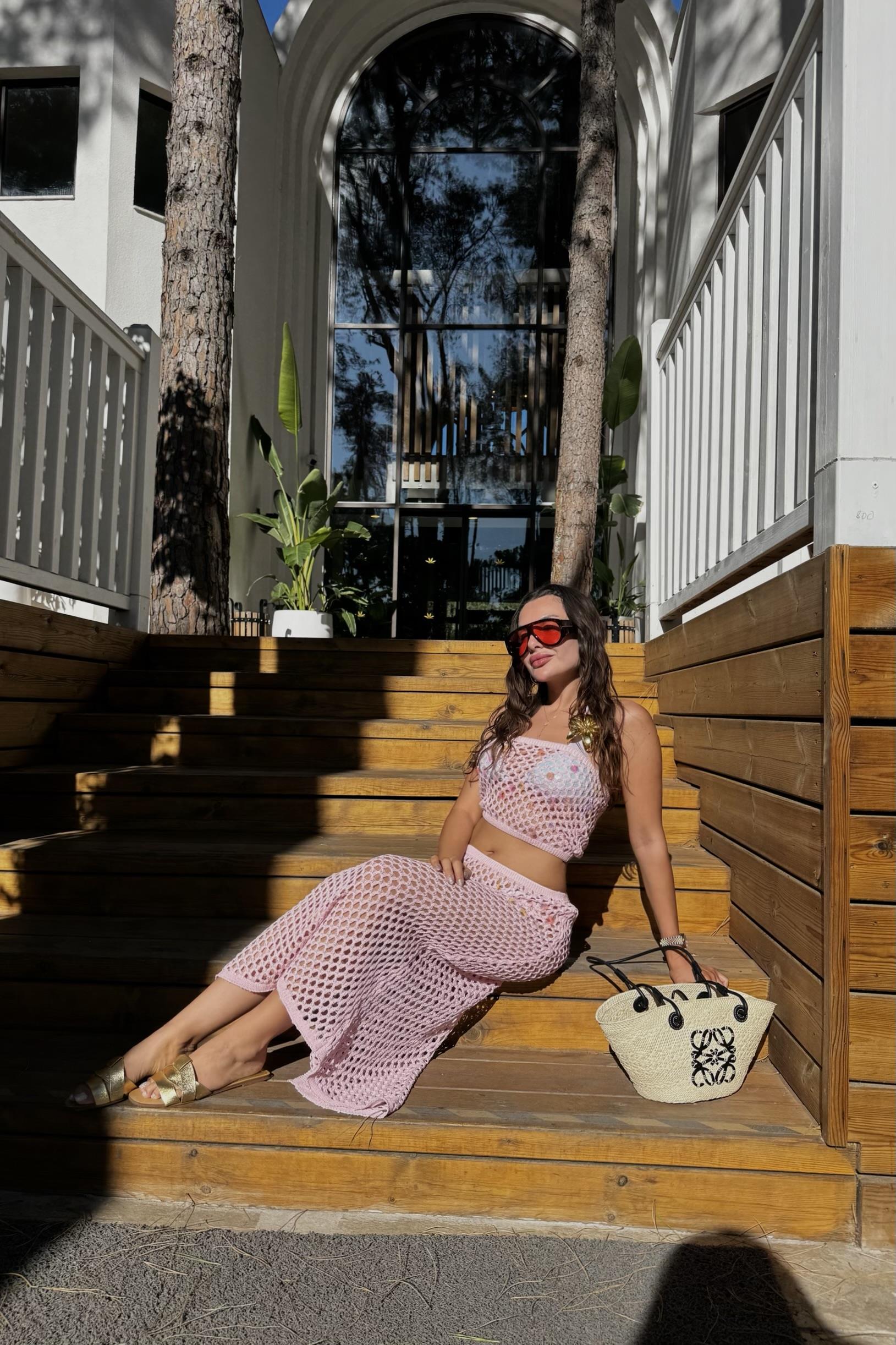 Sindy Pembe Pulpayet Ajurlu Takım